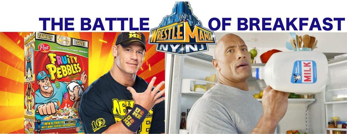 Cereal spokesman to face milk spokesman at WrestleMania