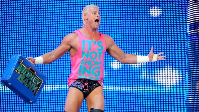 Ziggler realizes he left his wallet in that briefcase