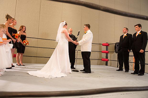 In-ring wedding expected to go smoothly