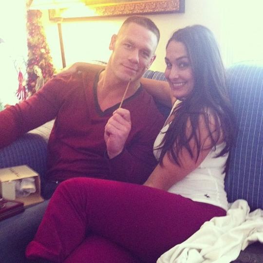 Cena avoids impregnating Bella by pulling out at two