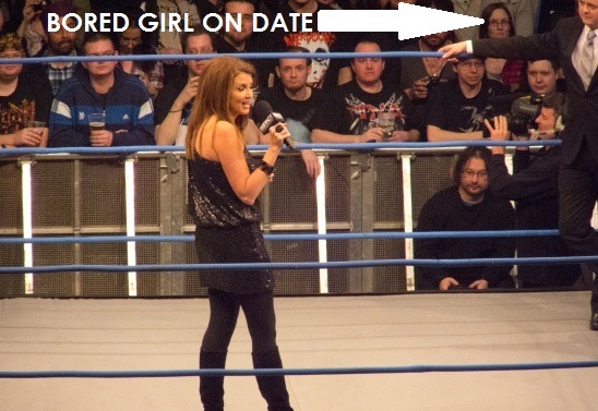 Couple’s first date at wrestling show fails to result in second date