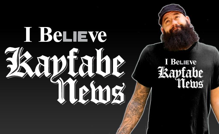 kayfabe news shirt