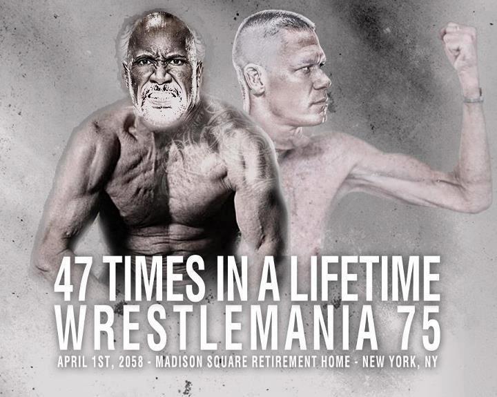 Leaked posters reveal Cena headlining WrestleManias 31 through 78