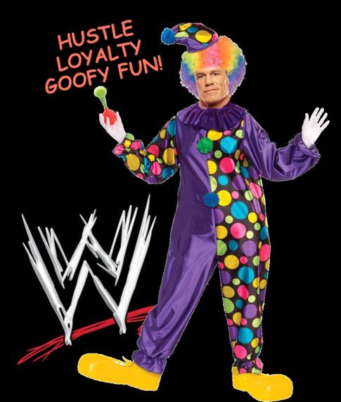 Cena to just start wearing clown costume