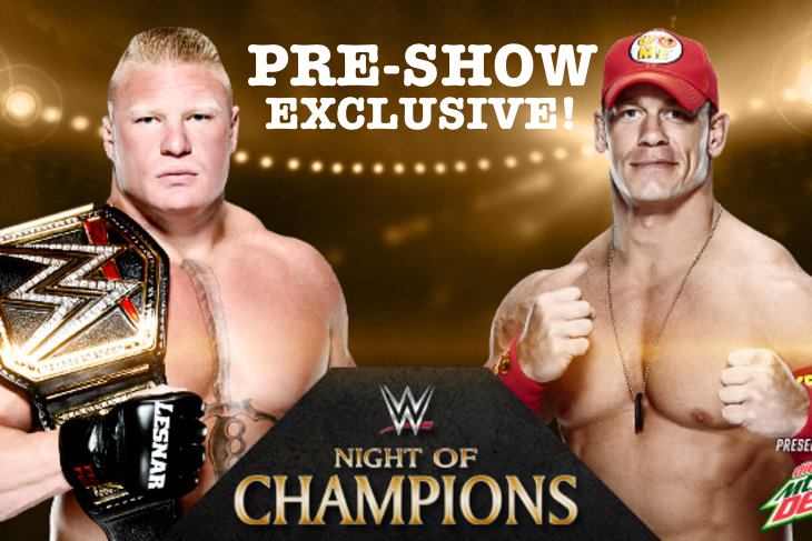 Lesnar-Cena moved to pre-show to make room for NXT match
