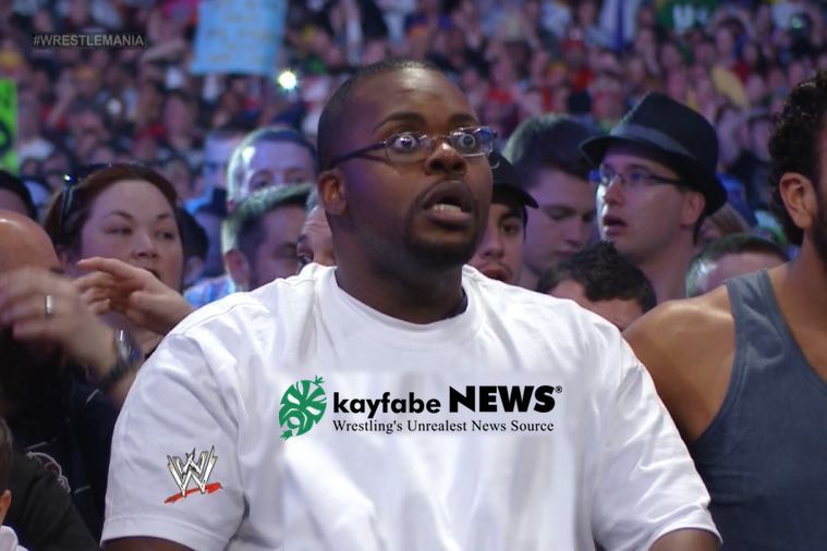 shocked fan kayfabe news shirt 2