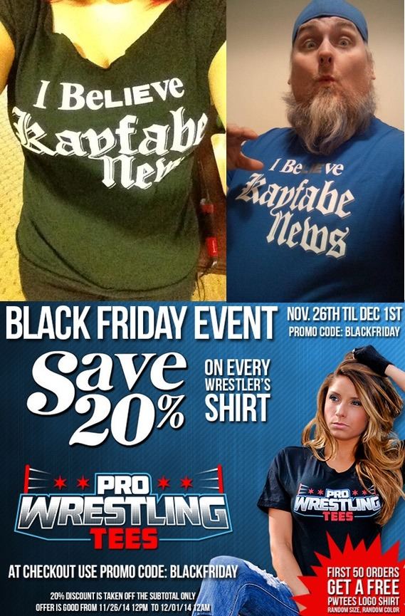 Black Friday Kayfabe News Shirts