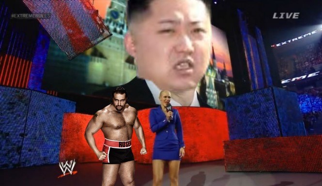 Rusev repackaged with North Korean gimmick