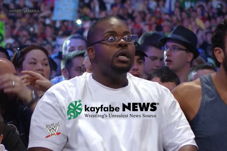 Shocked fan kayfabe shirt