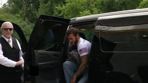 Did CM Punk just arrive at Royal Rumble arena?