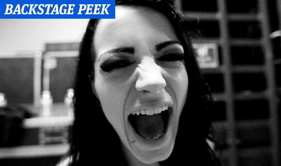 Paige hospitalized after collapsing under weight of eyeshadow