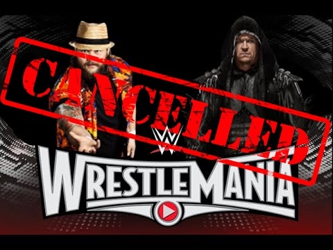 Undertaker calls in sick for WrestleMania