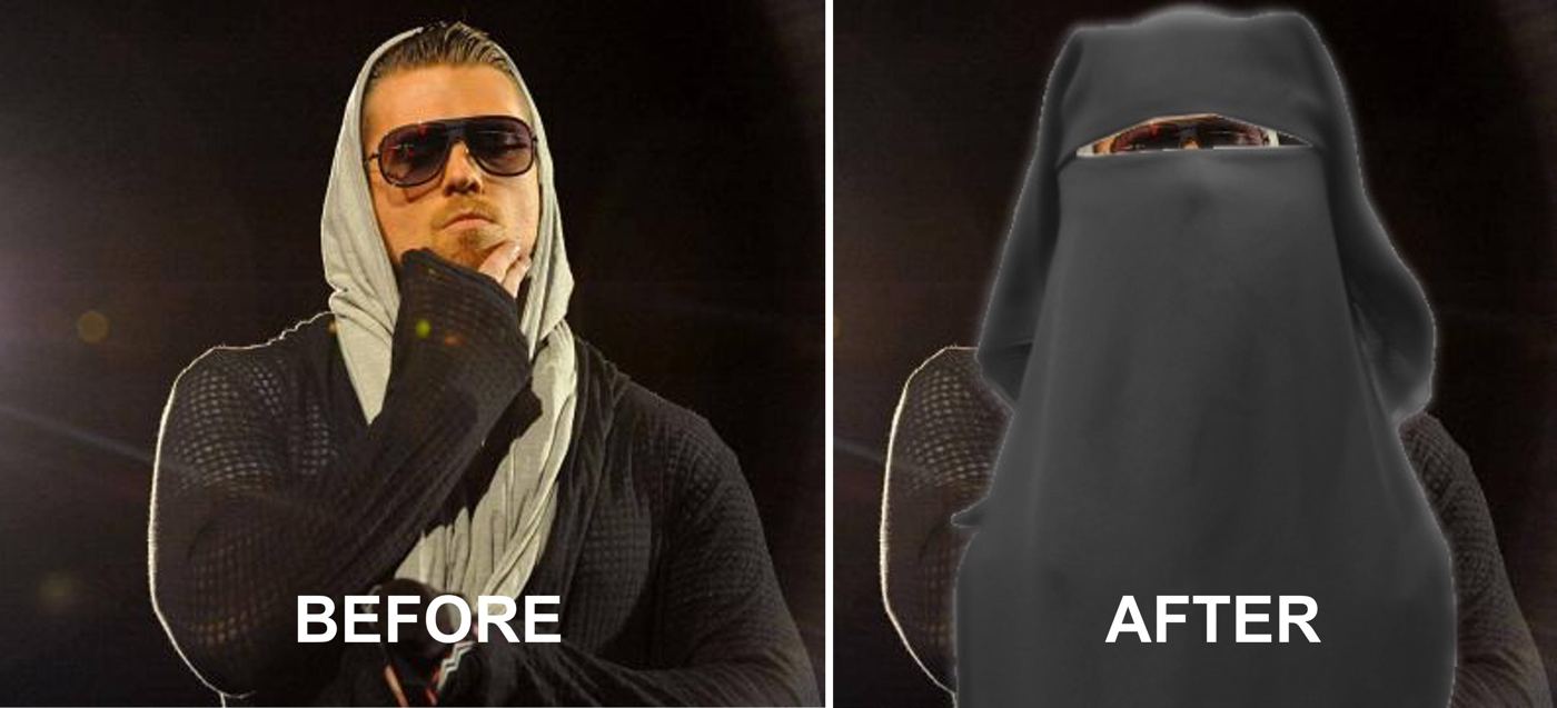 Miz transitions from headscarf to full niqab