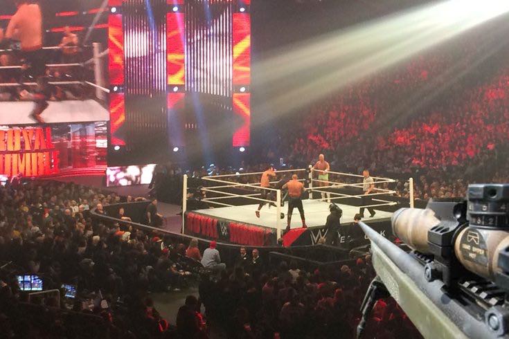 WWE says barricade-jumping fans will now be shot on sight