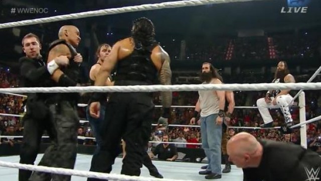 Ambrose and Reigns re-form Shield with crazed fan