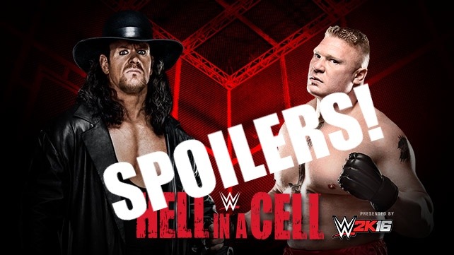 SPOILERS! WWE Hell in a Cell was taped three weeks ago and here are the results