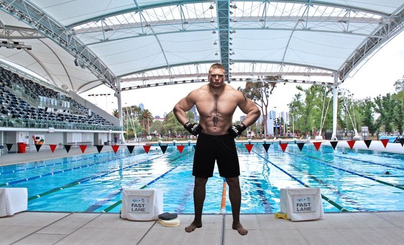 Lesnar vows to conquer Phelps’ Olympic streak