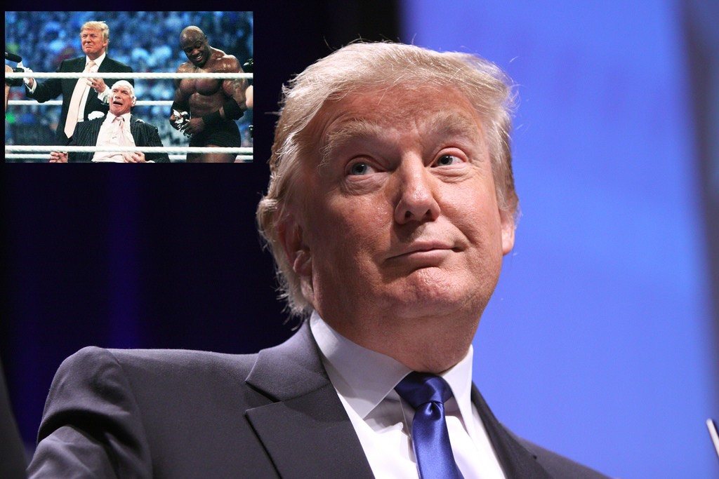 Trump alleges pro wrestling is “rigged”