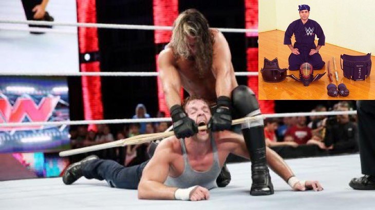 Kendo enthusiast on WWE ring crew finally decides to keep stick elsewhere