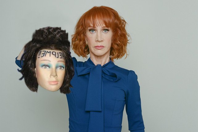 Did Kathy Griffin go too far in this photo holding Al Snow’s Head?