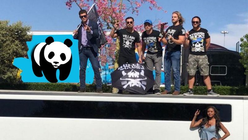 Bullet Club accidentally “invades” World Wildlife Fund