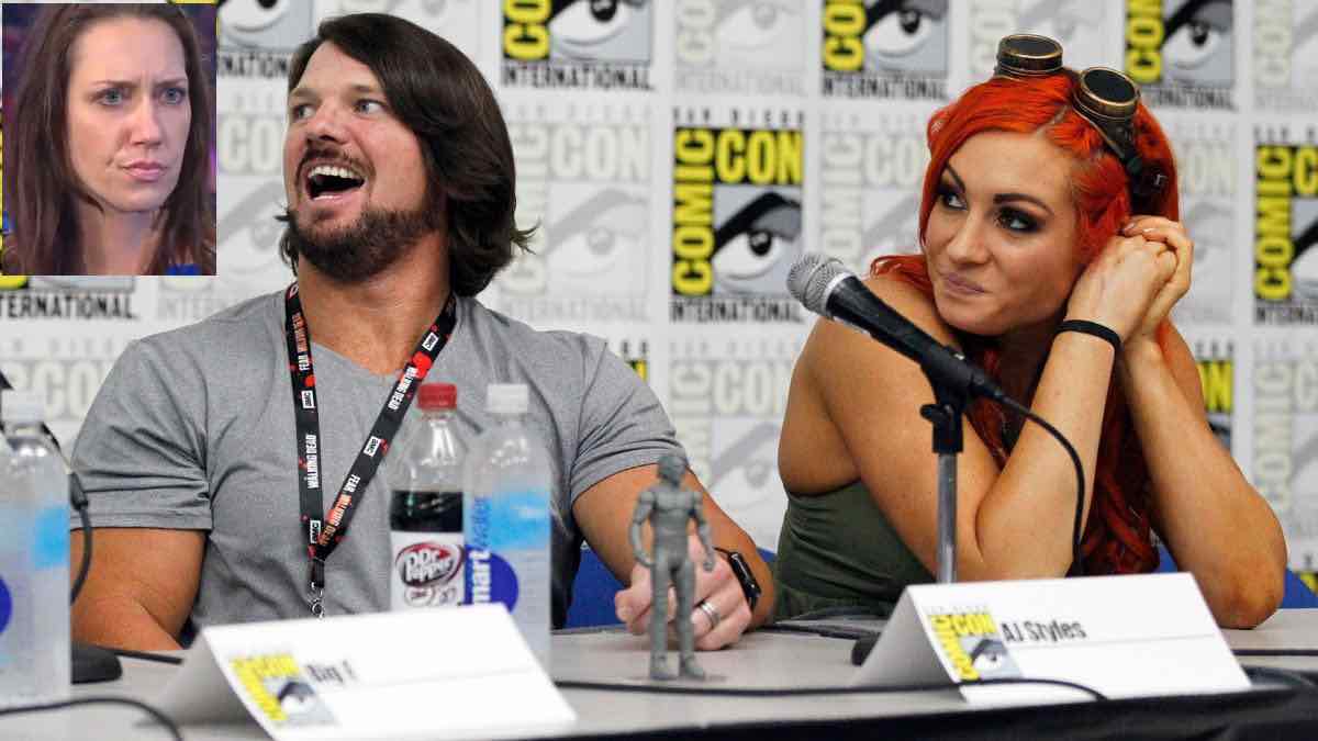 Becky Lynch attacks AJ Styles to avenge her sister, Claire