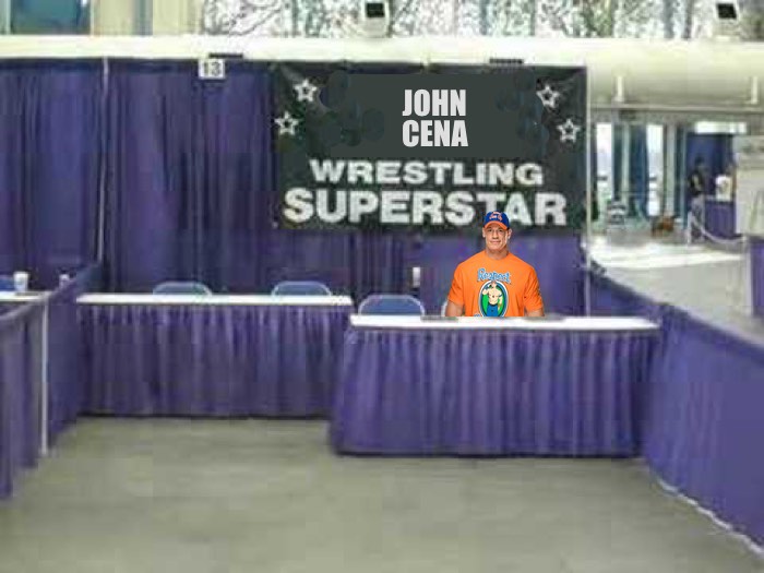 Cena struggling to even get a merch table at WrestleMania Axxess
