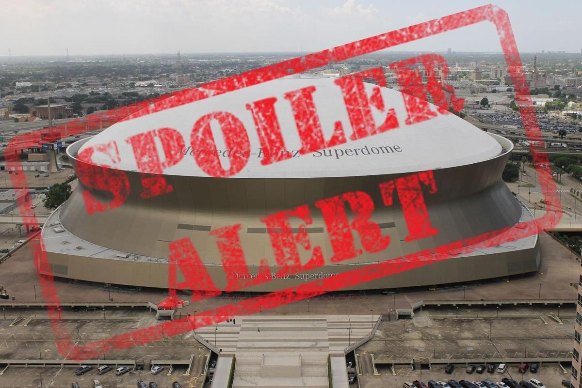 EXCLUSIVE first look inside the Superdome at the WrestleMania set