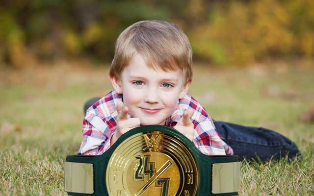 Meet the second-grader who designed WWE’s new 24/7 Championship belt