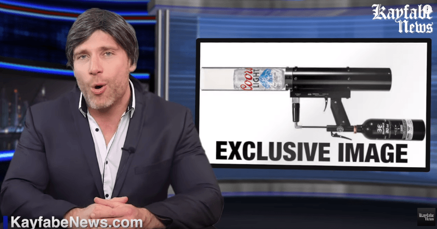 Did you know? Stone Cold’s “Steveweisers” are launched from a ringside t-shirt cannon