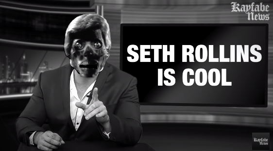 Watch this perfectly normal wrestling newscast, but kindly remove any tinted eyewear first