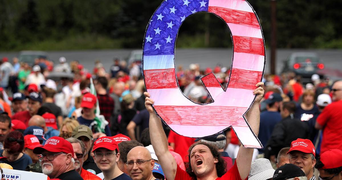 Wrestling is “fake,” insists QAnon supporter