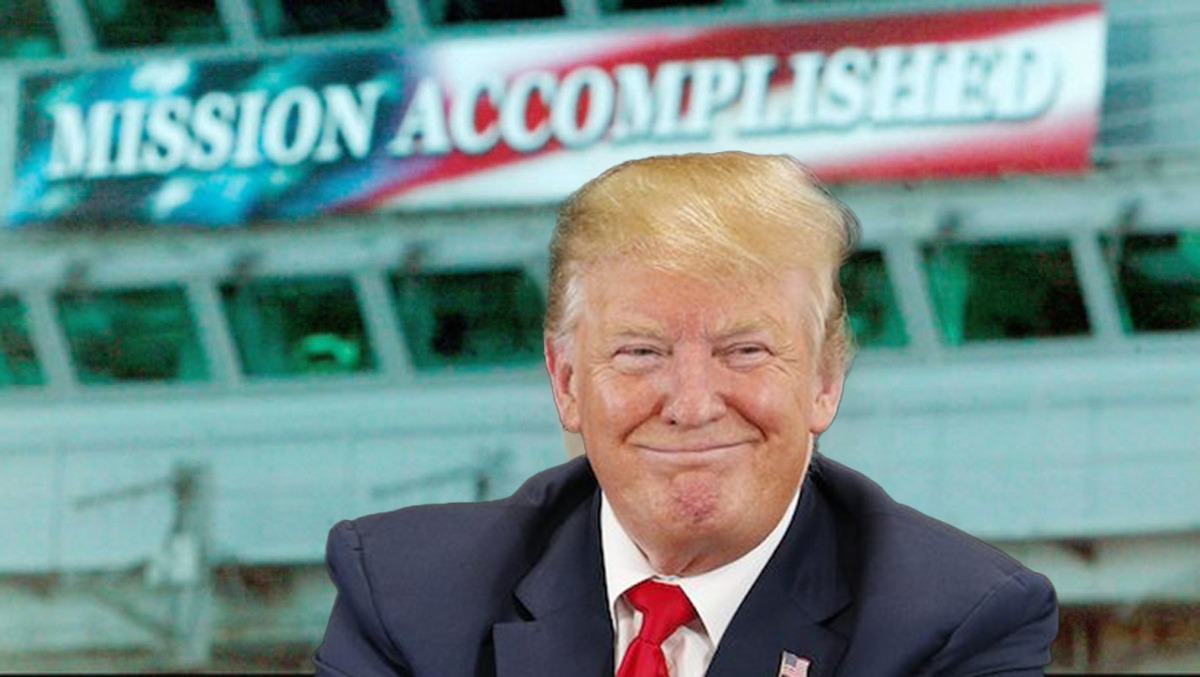 WWE legend Donald Trump wins re-election in total landslide (pre-recorded)