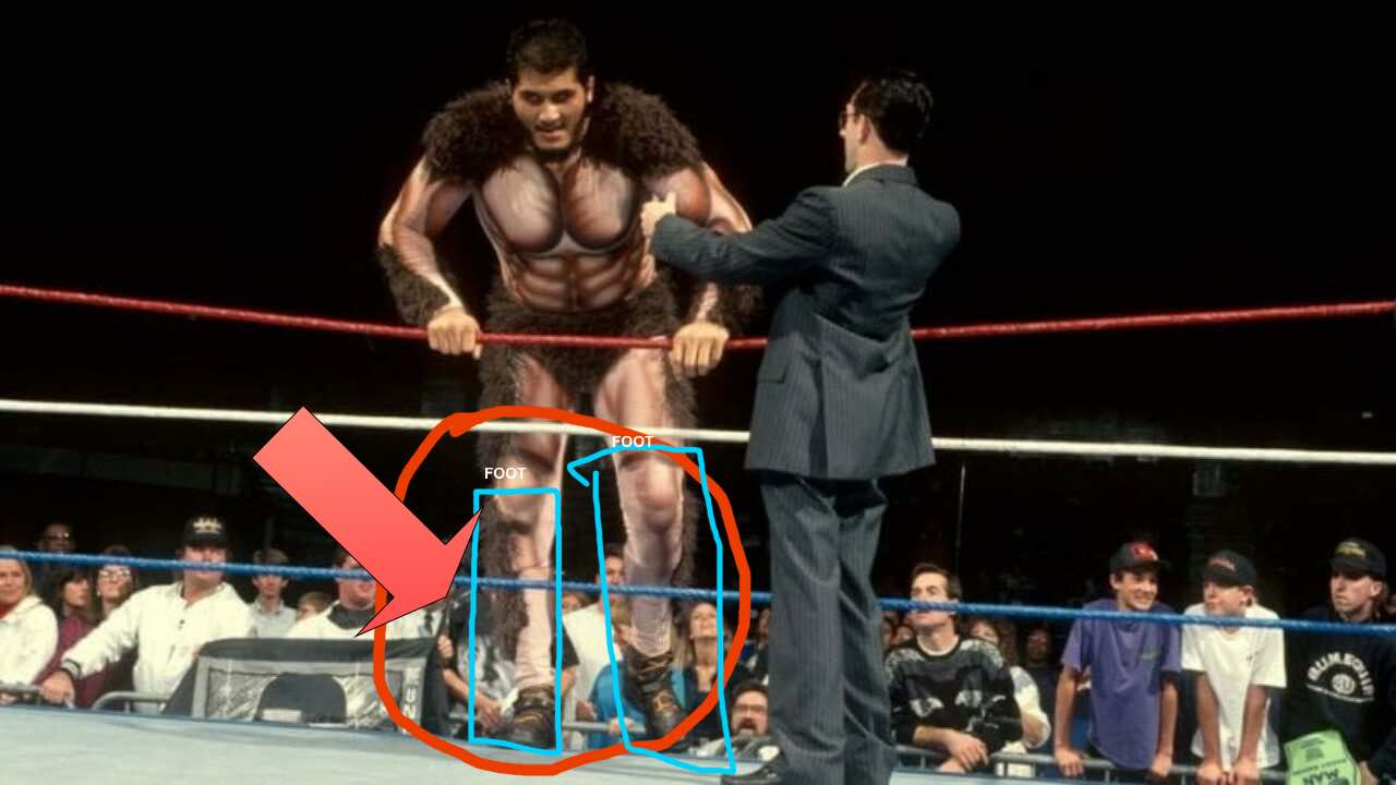 WWE admits Giant Gonzalez was “normal-sized” man wearing “hidden stilts”