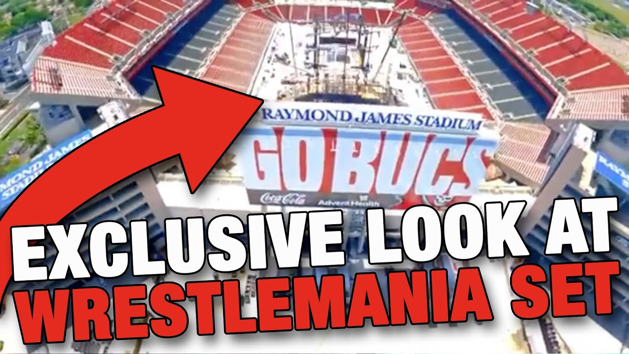 EXCLUSIVE First Look at WrestleMania 37 Stage
