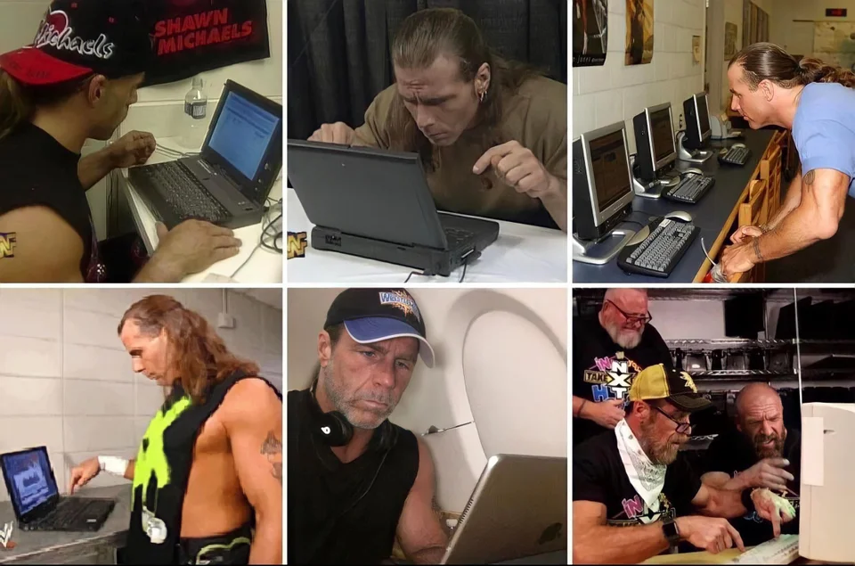 Shawn Michaels successfully sends his first email