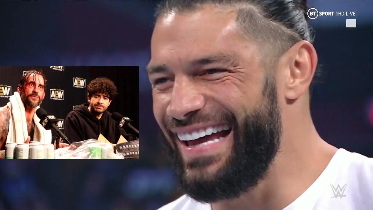Roman Reigns encourages AEW to “make Punk look strong”